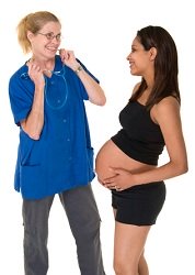 Midwife and Pregnant Woman
